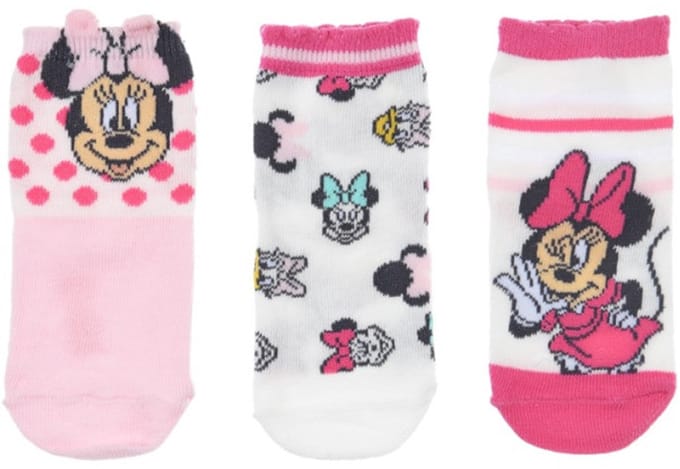 Disney Minnie Wink Roze babysokken 0/6 maanden
