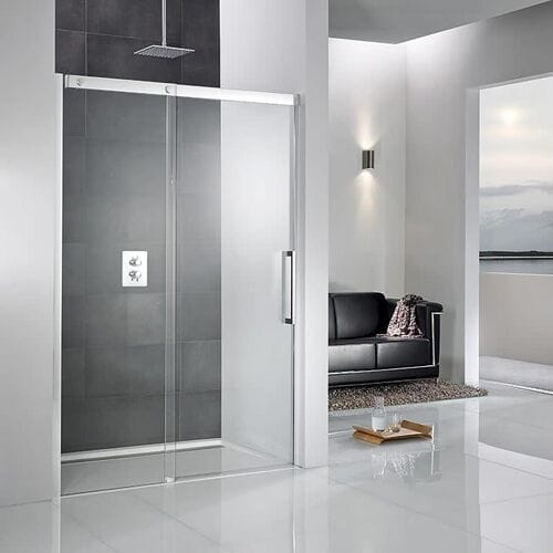 HSK K2 sliding door for niche, door on the right