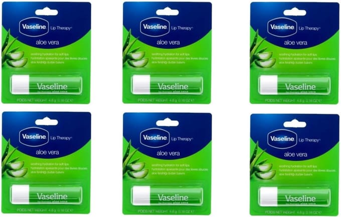 Vaseline Aloë Vera Lippenbalsem - 6 x 4.8 g