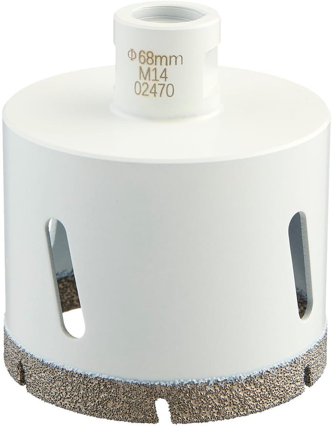 WS24 M14 diamantboorkroon SuperDry Ø 68 mm
