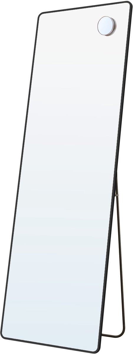 SONGMICS - Spiegel - Spiegel staand - Aluminium Frame - Met Vergrotende Spiegel