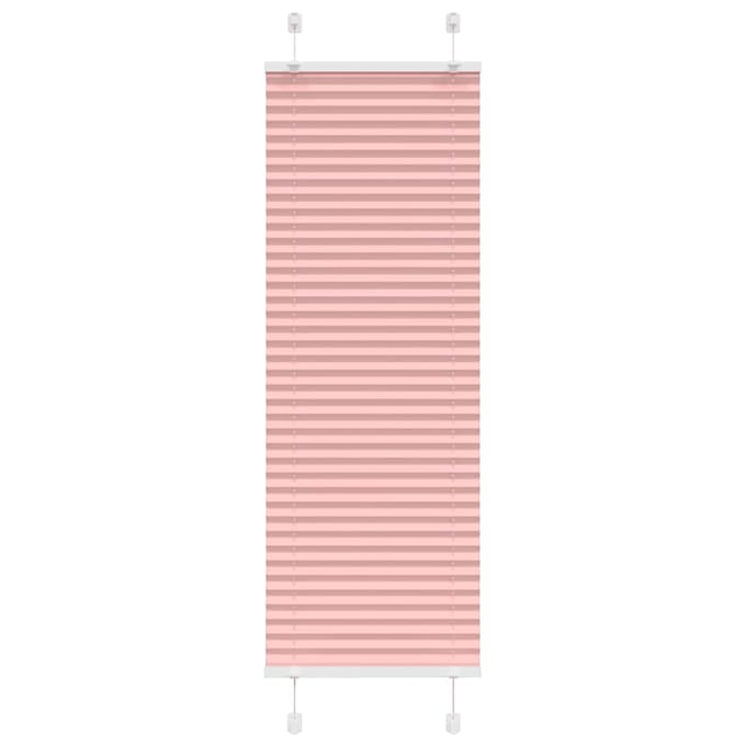 vidaXL - Plissé - rolgordijn - 45x150 - cm - stofbreedte - 44,4 - cm - polyester - roze