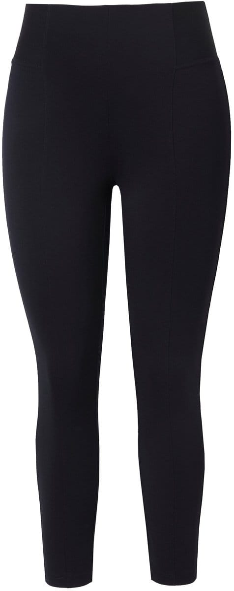 MIAMODA - Dames - modelwear legging slim fit brede elastische tailleband - Zwart - Maat 44