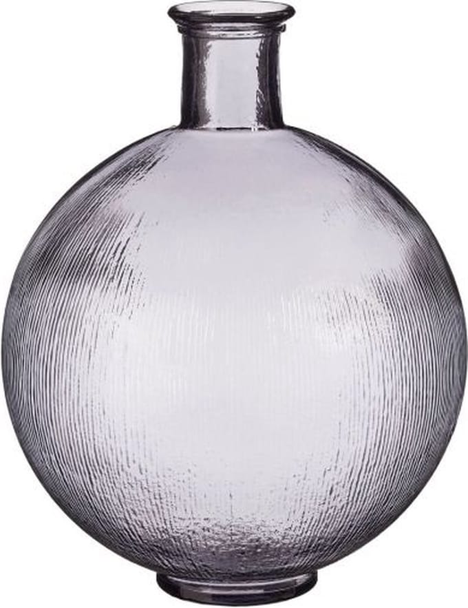 Mica Decorations Vaas Qin - 34x34x42 cm - Glas - Paars