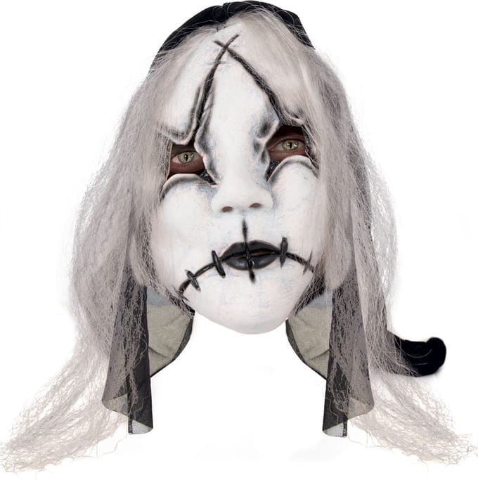 Halloween latex Griezelmasker Bezeten Pop