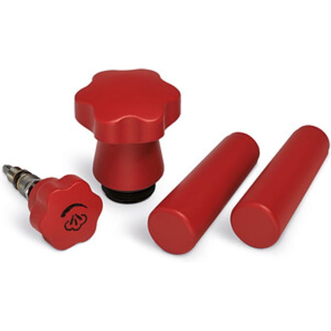 SMEG Kit for Lever Coffee Machine Rood LPAHANLRD01 WOODEN HANDLES RED KIT