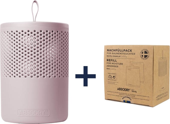 Absodry - Duo Family Bag - Pink + Navulling - Voordeelbundel