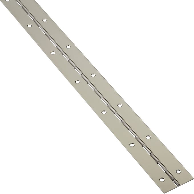 Pianoscharnier 1000 x 40 x 0,7 mm RVS mat Deurscharnier van SOTECH