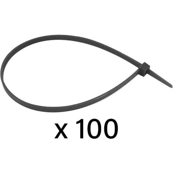 Pak van 100 nylon klemmen Artein Rilsan
