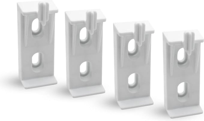 Nylon Radiator Wandhouder - 4 Stuks, Thermische Bevestiging voor Koelsystemen
