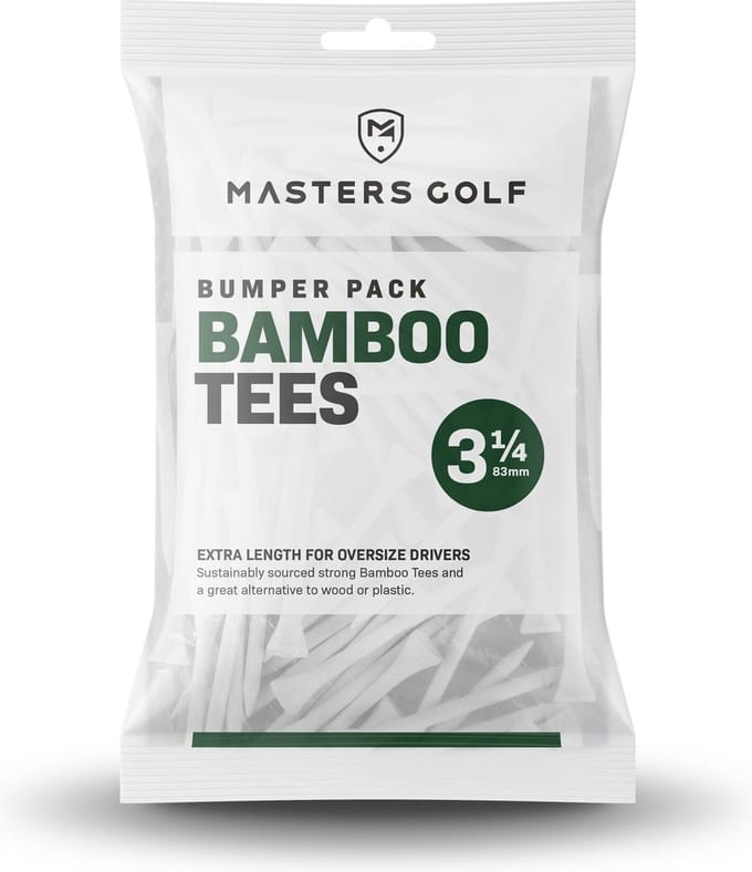 Masters - Bamboo Tees - 3 1/4 - Bumper Bag - White - 85 Stuks