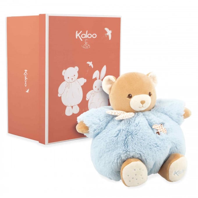 Kaloo Patapouf - Knuffel - Beer - 25 cm. - Kleur blauw