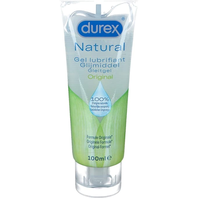 Durex - Glijmiddel Naturel - 100% Natuurlijk - Waterbasis - 100 ml