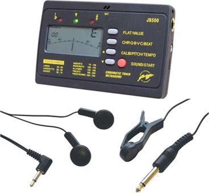 Johnny Brook Elektronische Gitaar Tuner en Metronome