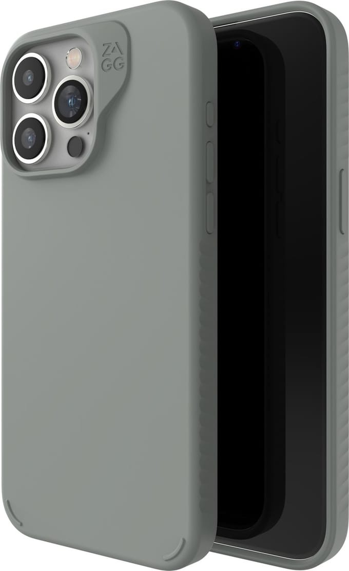 ZAGG Manhattan Snap hoesje voor iPhone 15 Pro Max - Sage