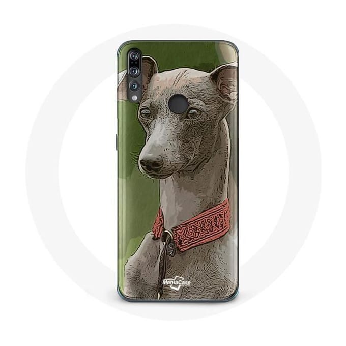 Coque pour Huawei P30 Lite - Lévrier Greyhound - Gris - Souple - Protection - Mixte gris
