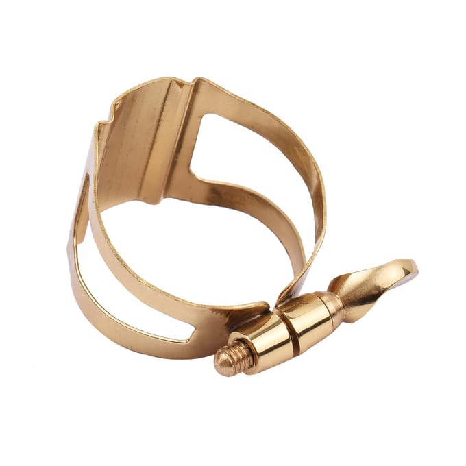 Enkele schroef afstelling saxofoon ligatuur Compacte duurzame ligatuur voor altsaxofoon brown