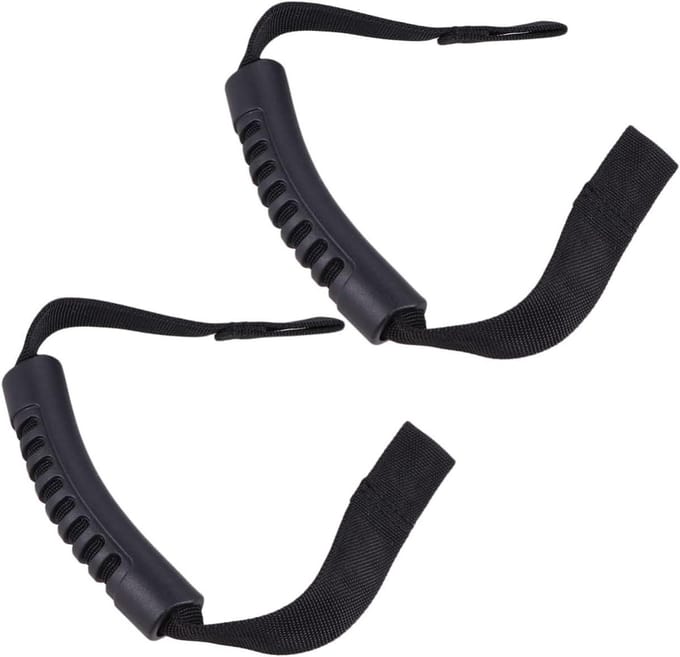 Veiligheidshandgreep Auto - Instap Hulp - Zelfstandig Instappen - Verstelbare Nylon Band - 41 cm Lengte - Zwart