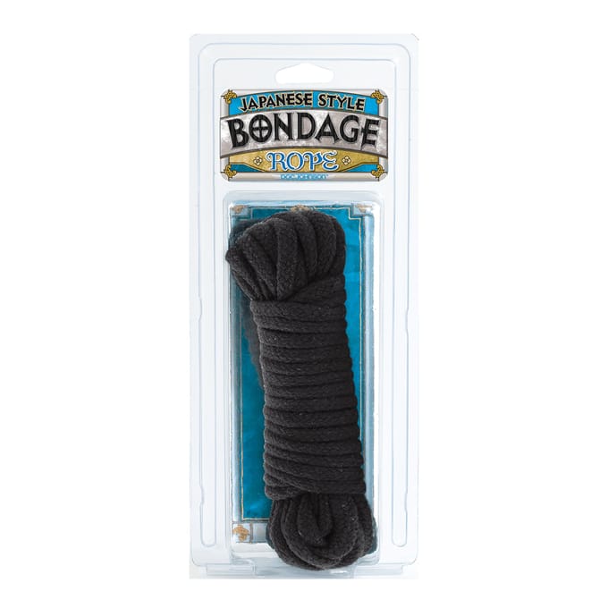 Bondage Touw 10 meter - Zwart