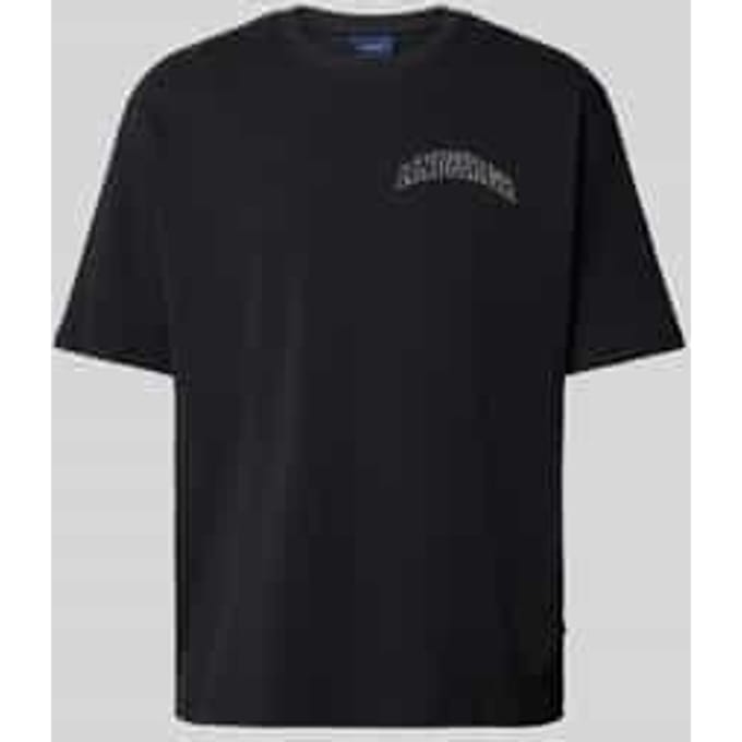 Oversized T-shirt met labelprint