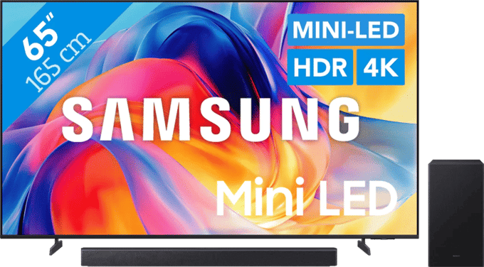 Samsung Mini-led 65" M73H (2026) + Samsung HW-B450F (2025)
