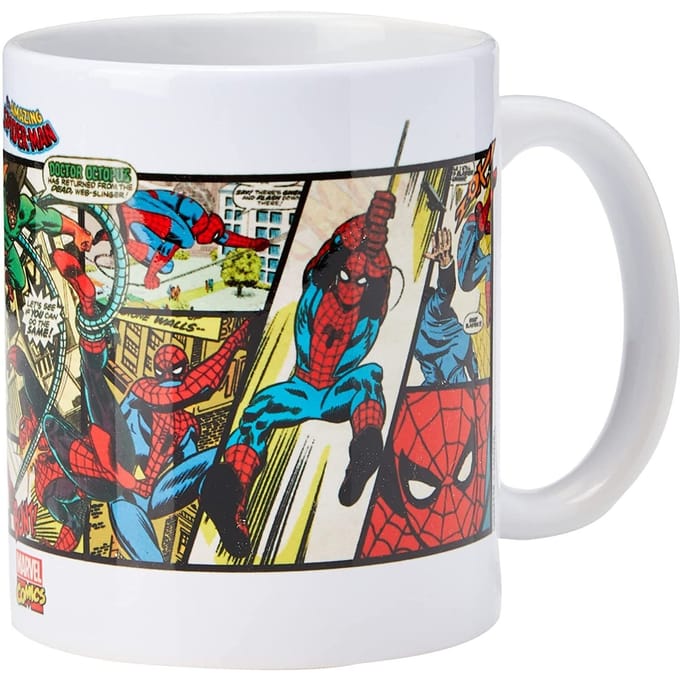Marvel Paneel Spider-Man Mok (Veelkleurig)