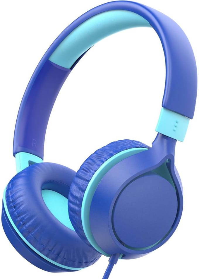 CRLYN® Koptelefoon Kinderen met Draad - Gaming Headset - Blauw