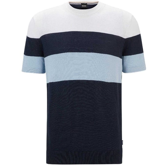 Boss Heren Tramonte T-Shirt (Donkerblauw)