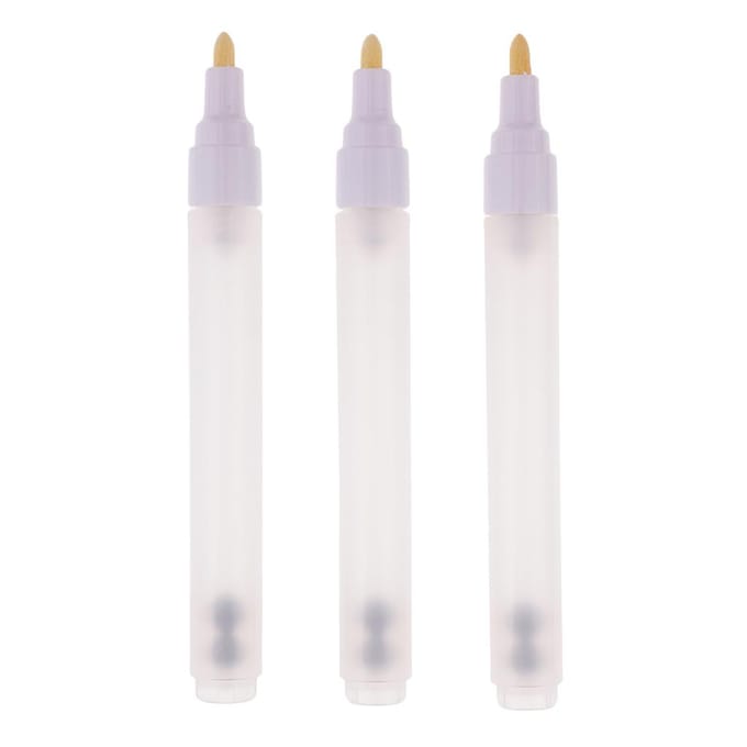 3 stuks 4,5 mm tips aquarel olieverf markeerstift lege tube navulling as described wit