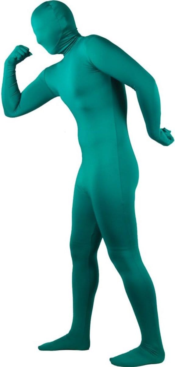 Groen Lycra Kostuum voor Mannen - Volwassen Maat XL