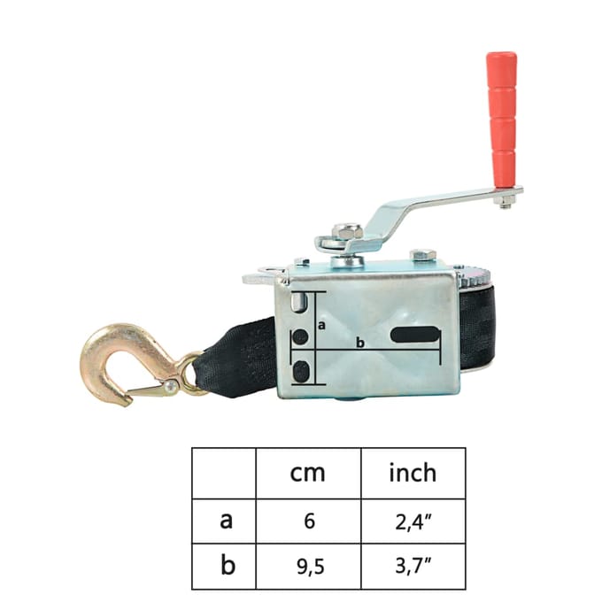 vidaXL - Handlier - met - band - 360 - kg