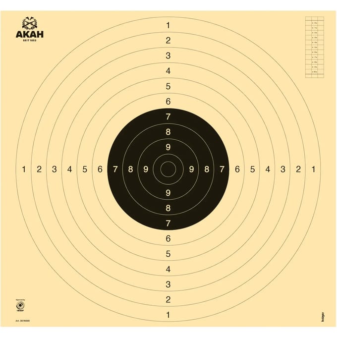 Cible voor luchtpistool Akah (x125)