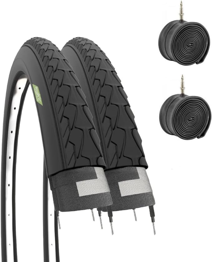 Set van 2 Gravel Fietsbanden 700x35C Inclusief Binnenband