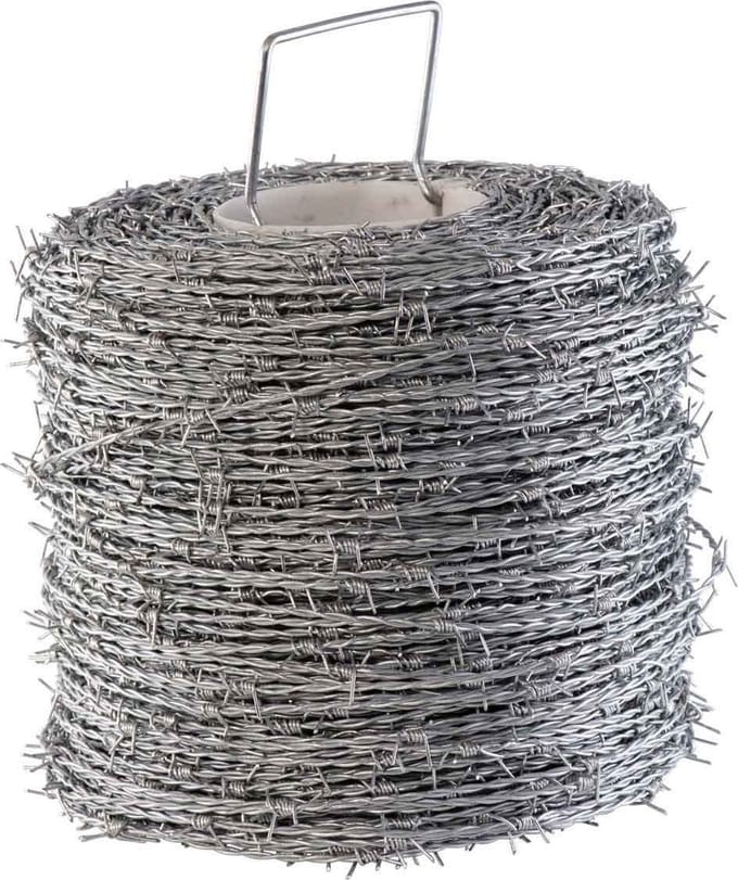 Prikkeldraad / Puntdraad 500m. (2 draden 1,7mm).