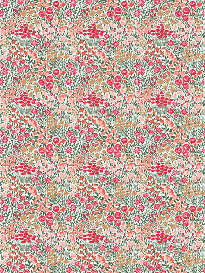 Texture Decopatch papier Rose Garden hotfoil