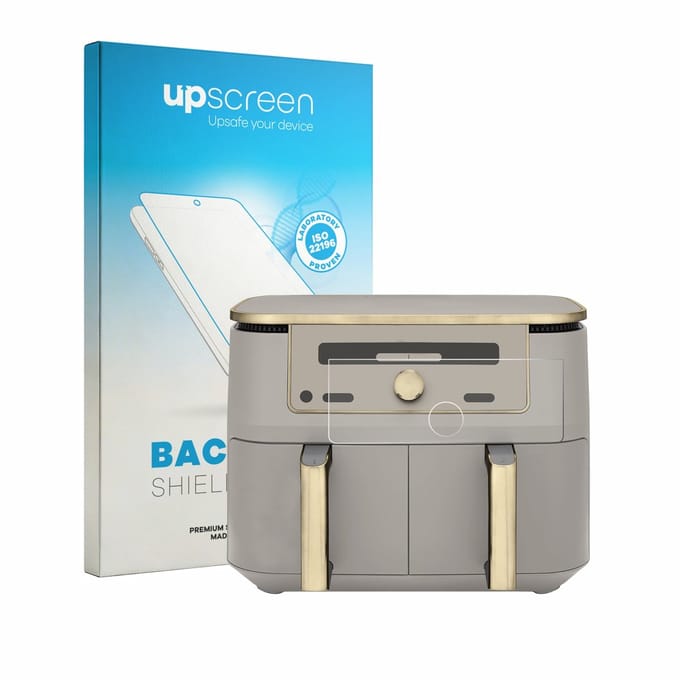 upscreen - Screenprotector voor Ninja Max 6-in-1 AirFryer DZ400EU - Folie Beschermfolie transparant antibacterieel