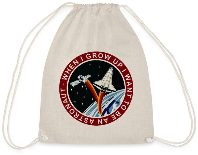 NASA When I grow Up I Want to Be An Astronaut Gymtas