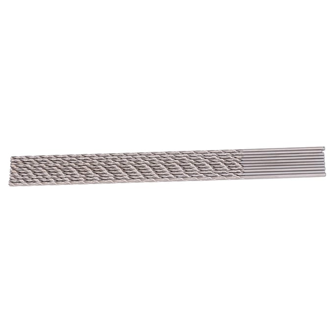 10 Stuks Extra Lange Twist Boorbiten Verlengde HSS Rechte Ronde Schacht Bewerkingsgereedschap 2.5x200mm