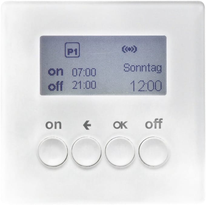 Hager 85745229 BER KNX-RF SCH-KLOK Q PWT