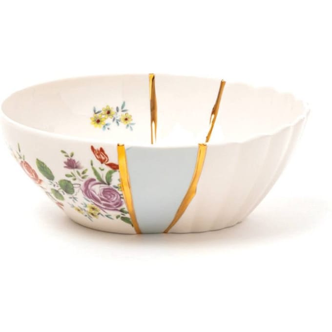 SELETTI slakom Kintsugi 3, kleurrijk, 300 ml, porselein