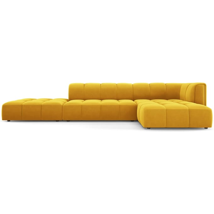 Hoekbank Francesca velvet rechts 5-zits | Milo Casa