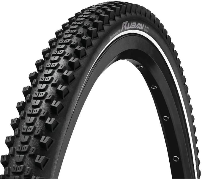 Tubeless zachte mountainbike band Continental Ruban Shieldwall Puregrip Compound 65-584