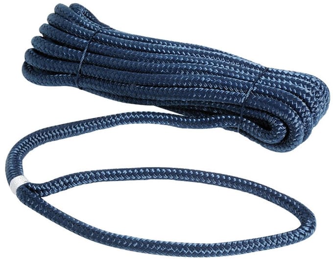 Osculati Polyester Landvast Met Oogsplits - Blauw - 10 m x 6 meter