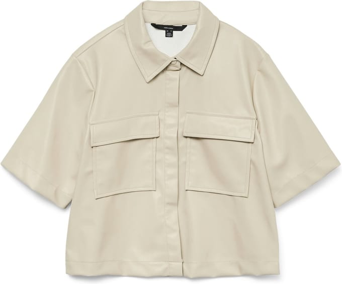 VERO MODA - VMDINA LS SHORT PL SHIRT - Dames - Blouses