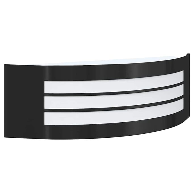 vidaXL Buiten Wandlamp Zwart 32 x 10 x 10 cm