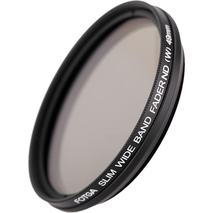 Fotga 49 mm slanke fader variabel ND-filter, instelbare neutrale dichtheid ND2 tot ND400 49 mm zwart