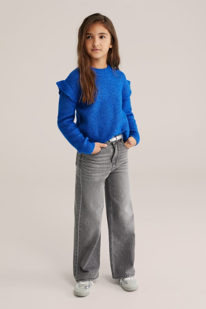 WE Fashion Knitted Pullover Cobalt Blue Taglia: 146/152 | Maglioni Outlet | kids | Blu