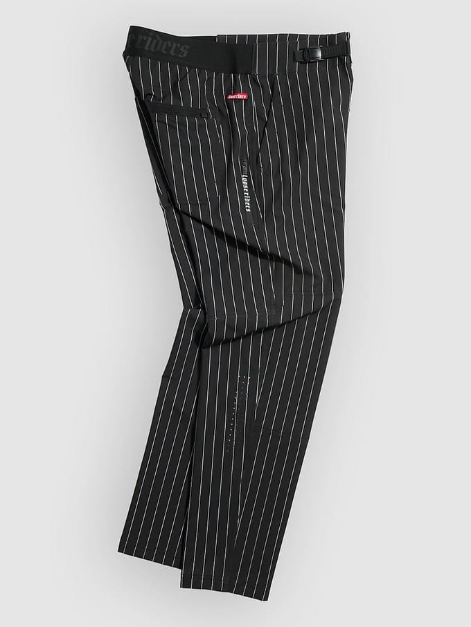 Loose Riders C/S Casual Pinstripe Pants zwart
