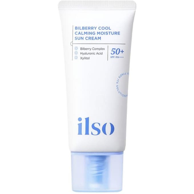 [ilso] Bilberry Cool Calming Moisture Sun Cream SPF 50+ PA++++ 50ml white