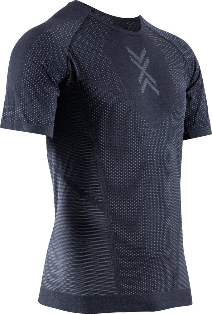 X-Bionic Xceed Hardloopshirt Korte Mouwen Heren X Black/Rhino Grey - XXL